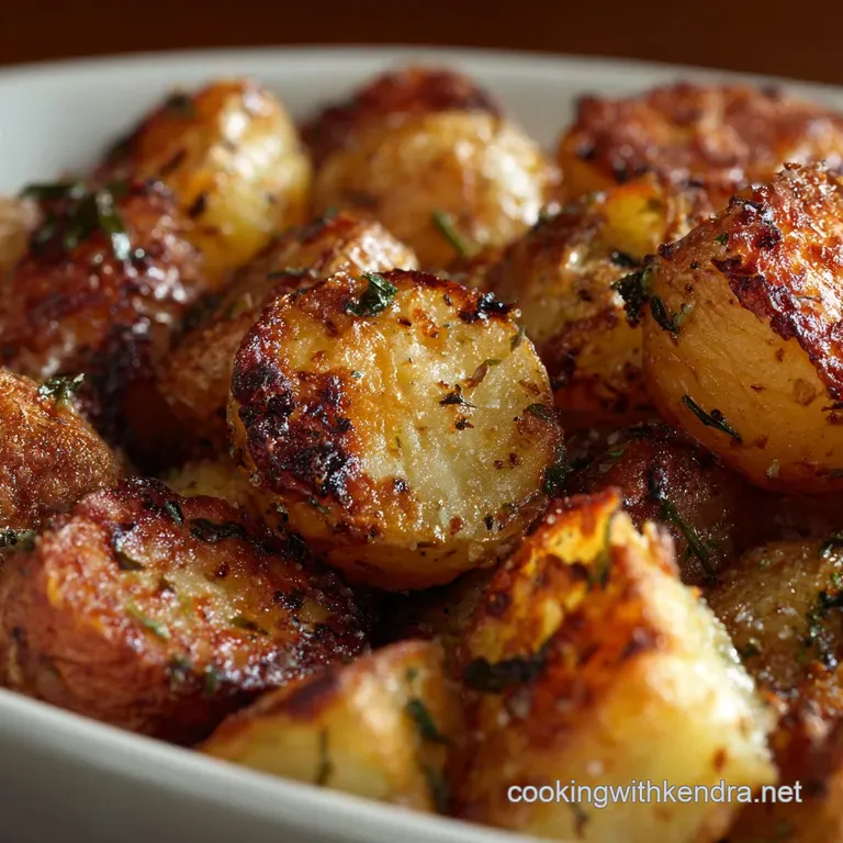 Crispy Crowdpleaser Ultimate Ranch Roasted Potatoes presentation