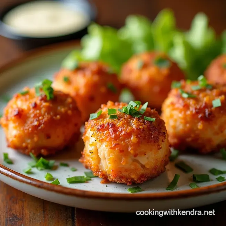 Crispy Salmon Bites with Lemondill Aioli presentation