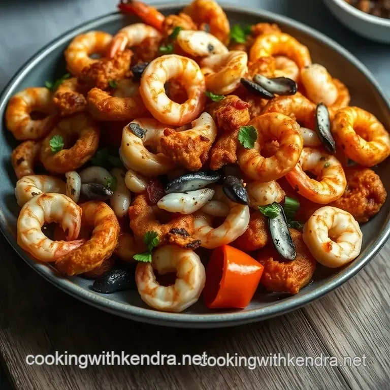 Crispy Seaside Frito Misto presentation