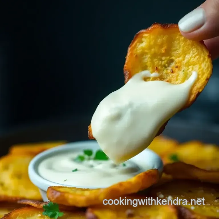 Crispy Tostones Chips: The Ultimate Savory Snack presentation