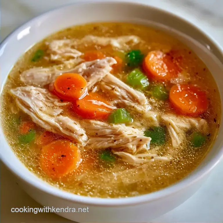 Crock Pot Creamy Chicken Soup in 6 Hours