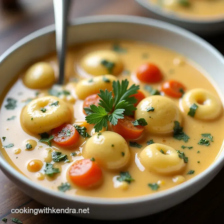 Slow Cooker Sunday Secret Creamy Chicken and Pillowy Gnocchi Soup