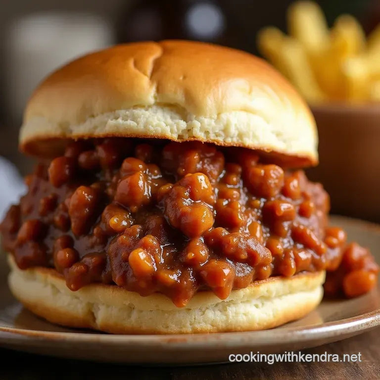 The Ultimate Slow Cooker Nofuss Sloppy Joes presentation