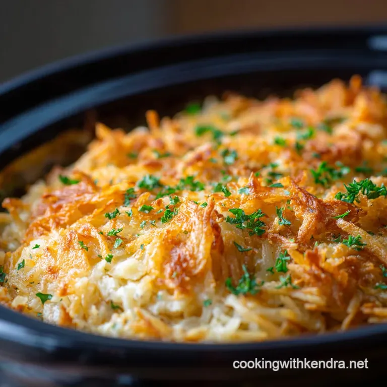 Cheesy Hashbrown Casserole Crockpot: The Ultimate Set-It-and-Forget-It Dish