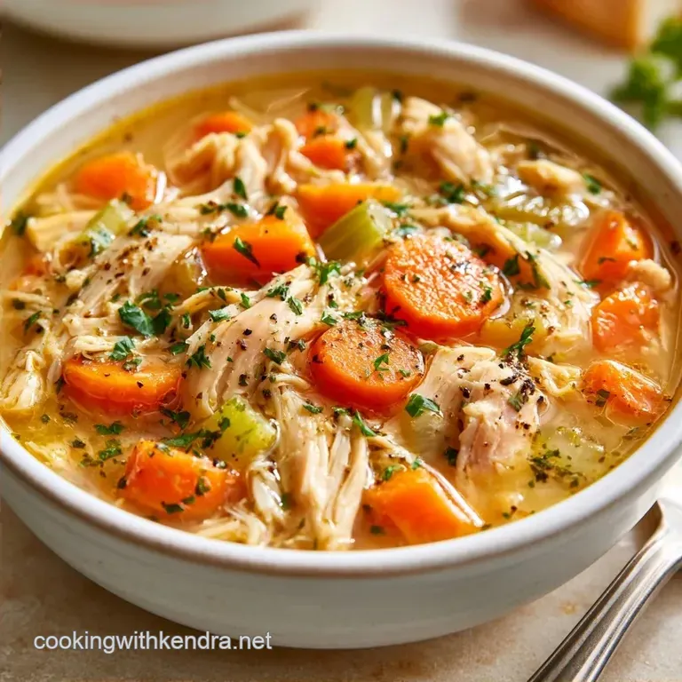 Old Fashioned Crockpot Chicken Vegetable Soup