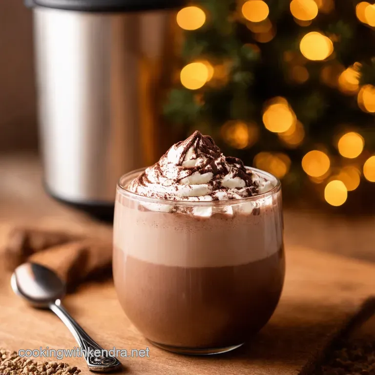 Crockpot Hot Chocolate the Ultimate Winter Warmer presentation