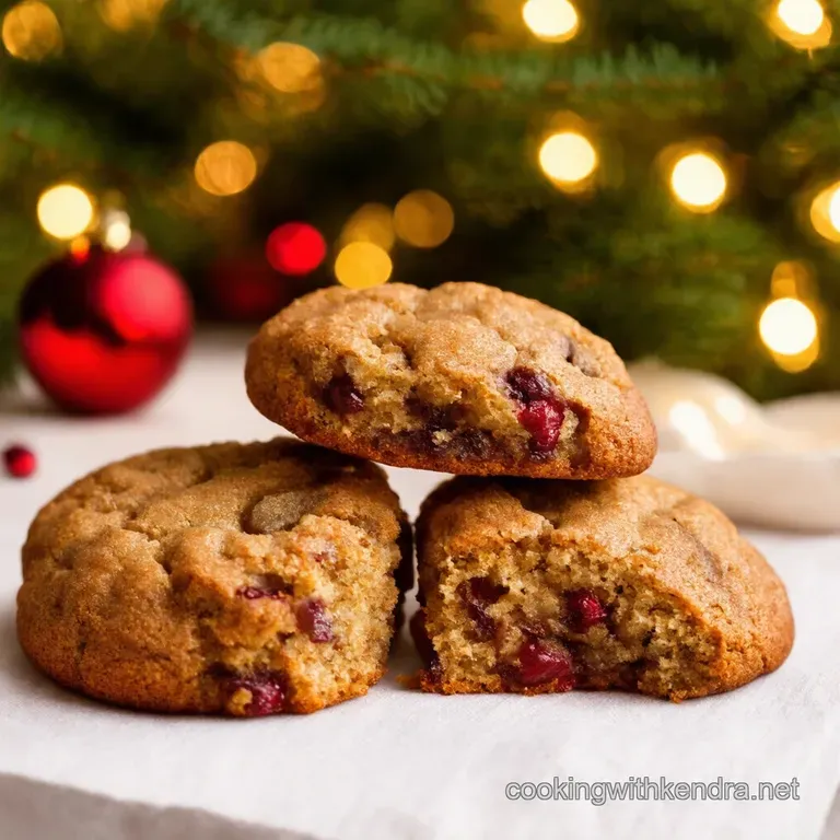 Crunchy Christmas Fruitcake Cookies the Bitesized Holiday Treat presentation