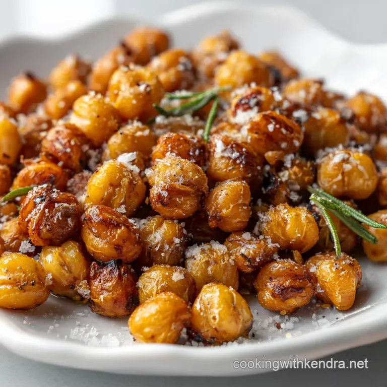 Daniel Fast Snack with Roasted Chickpeas