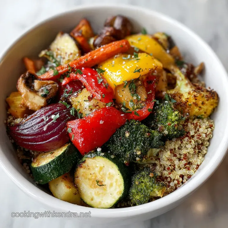 Daniel Fast Roasted Vegetables and Quinoa