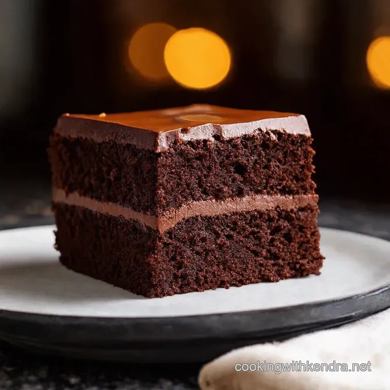 Death by Chocolate Caramel Cake a Threelayer Extravaganza presentation