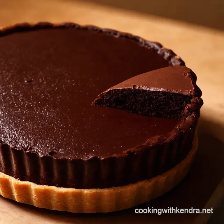 Death by Chocolate Tart a Rich and Decadent Dream presentation