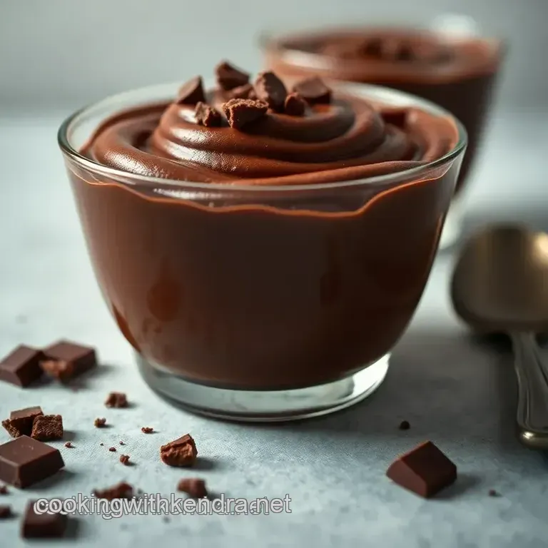 Decadent Chocolate Cups with Silky Ganache presentation