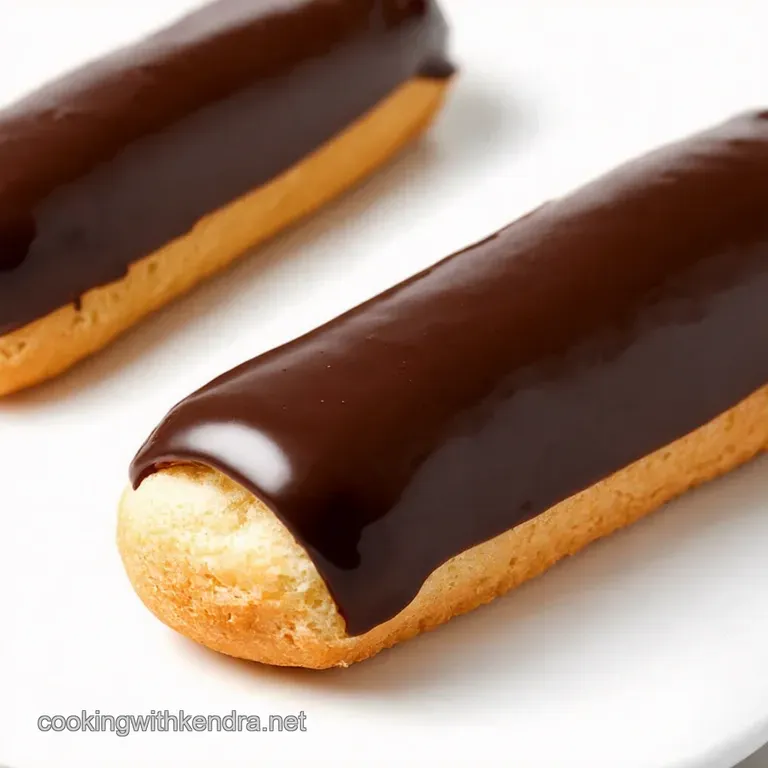 Decadent Chocolate &Eacute;clairs A Glaze Without Restraint