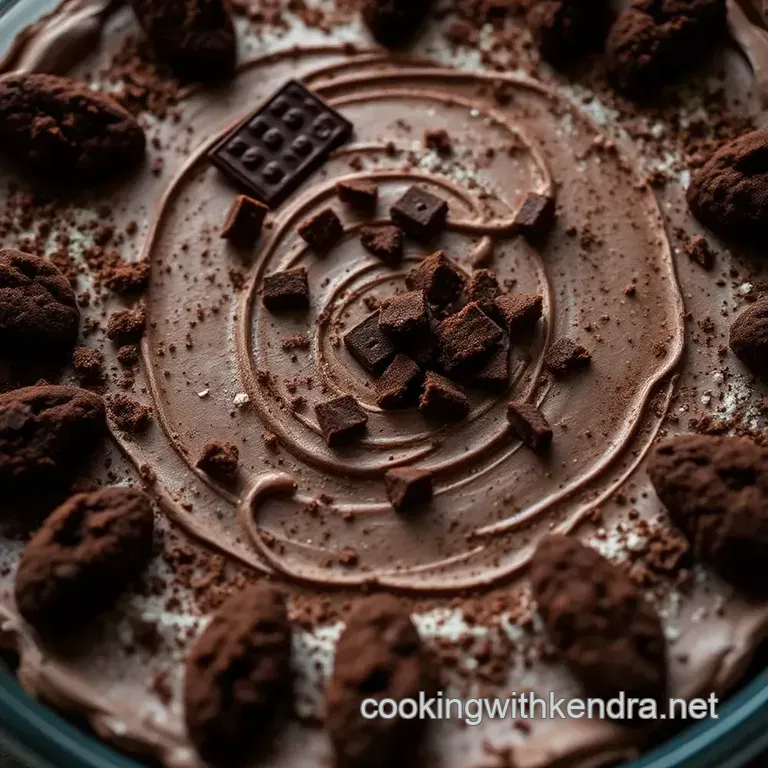 Decadent Chocolate Wafer Torte presentation