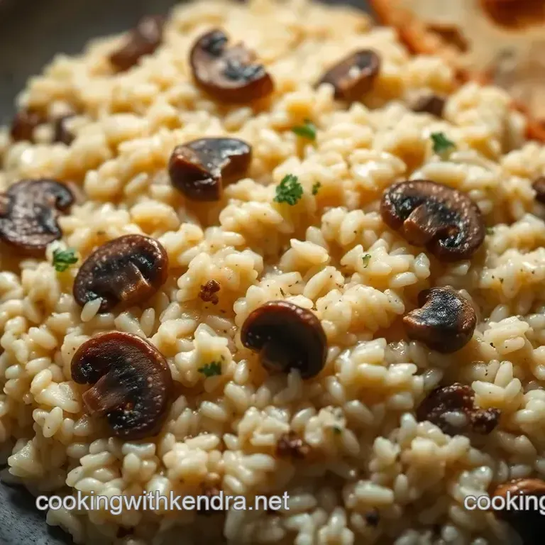 Decadent Creamy Mushroom Risotto