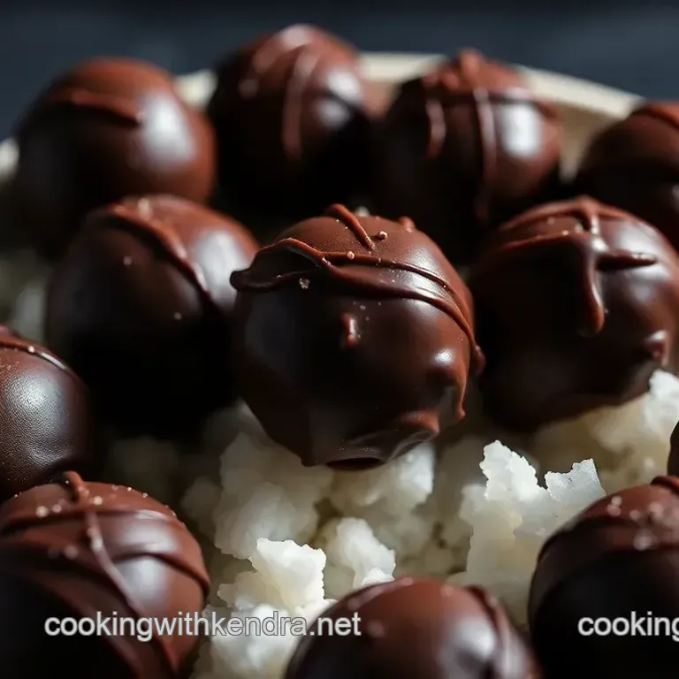Decadent Dark Chocolate Truffles with Couverture Chocolate