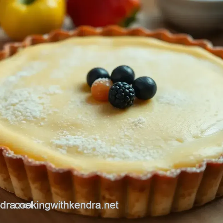 Decadent Frangipane Tart with Seasonal Fruits