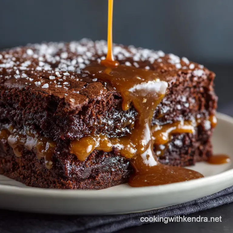 The Decadent Salted Caramel Brownie Bake A Sticky Toffee Twist