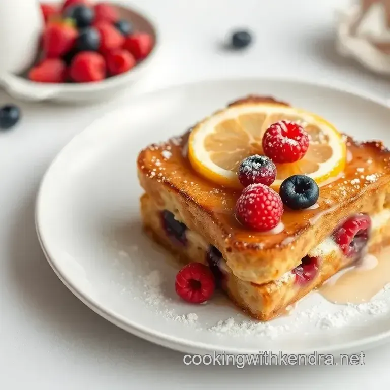 Zesty Lemon Berry Crumble