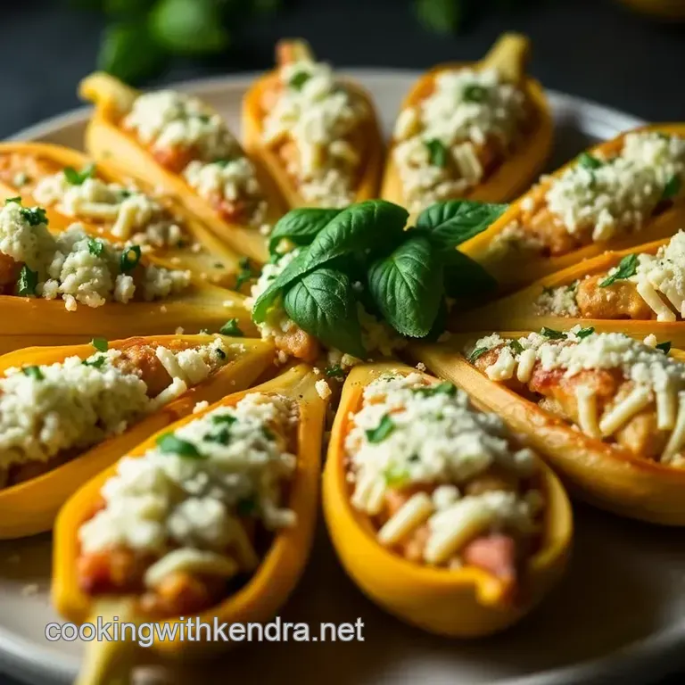 Delicious Stuffed Squash Blossoms with Ricotta and Herbs presentation