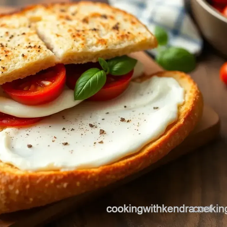 Grilled Sundried Tomato Caprese Panini
