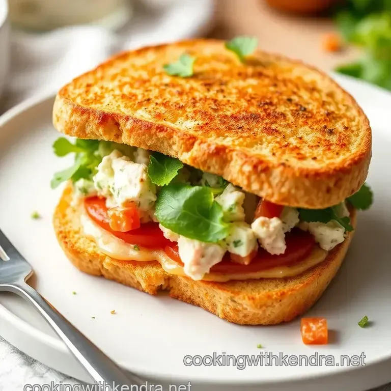 Grilled Turkey Waldorf Melt presentation