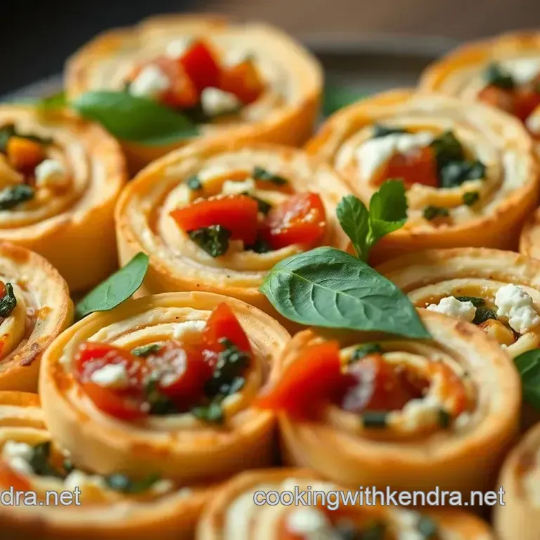 Delightful Mediterranean Pinwheel Appetizers