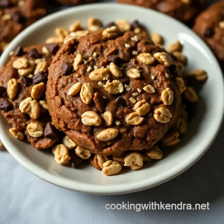 Delightful No-Bake Chocolate Oat Cookies presentation