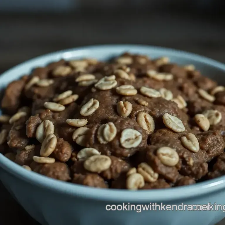 Delightful No-Bake Chocolate Oat Cookies