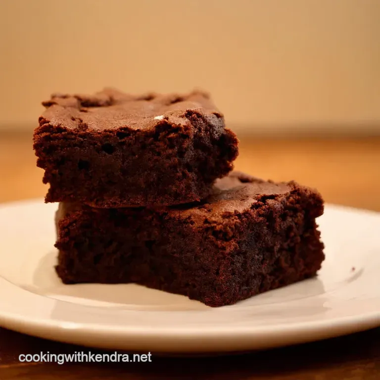 Double Chocolate Delight Zero Sugar Greek Yogurt Brownies presentation