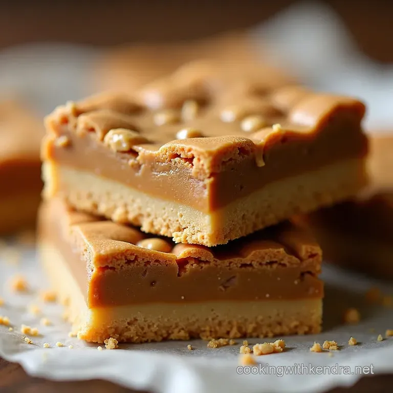 Dreamy Nobake Peanut Butter Bars Ready in Minutes presentation