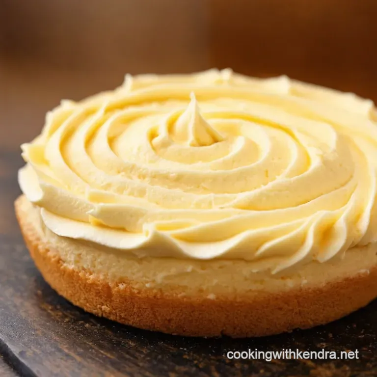 Dreamy Vanilla Buttercream the Perfect Frosting for Any Cake presentation