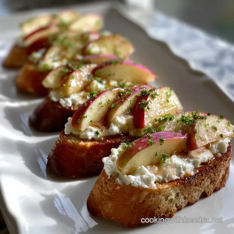 Dubliner Apple Crostini: Savory Sweet Bites