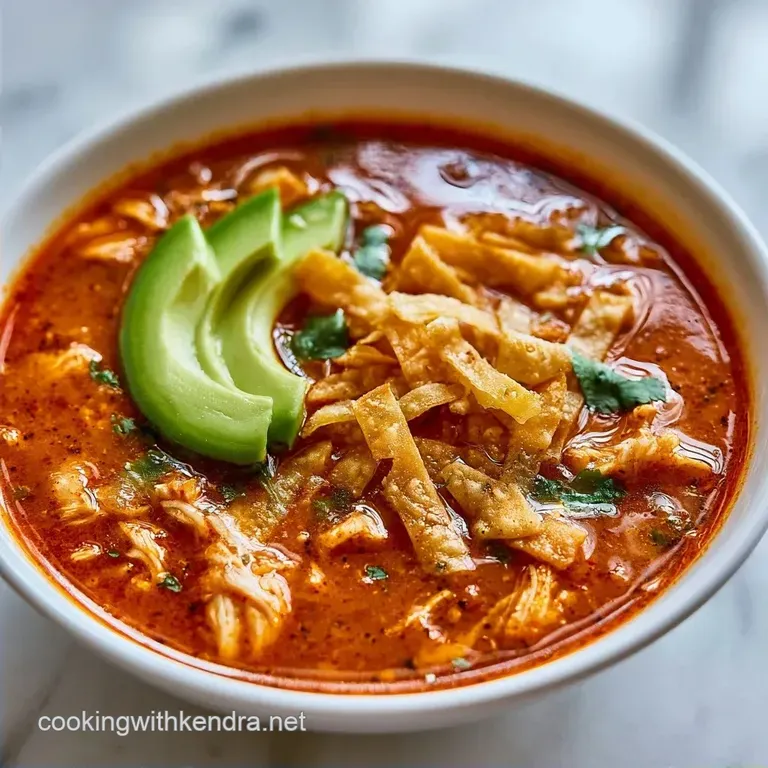 Dutch Oven Chicken Tortilla Soup in 40 Minutes