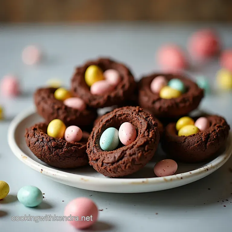 Easter Chocolate Birds Nest Cookies A Cracking Good Treat