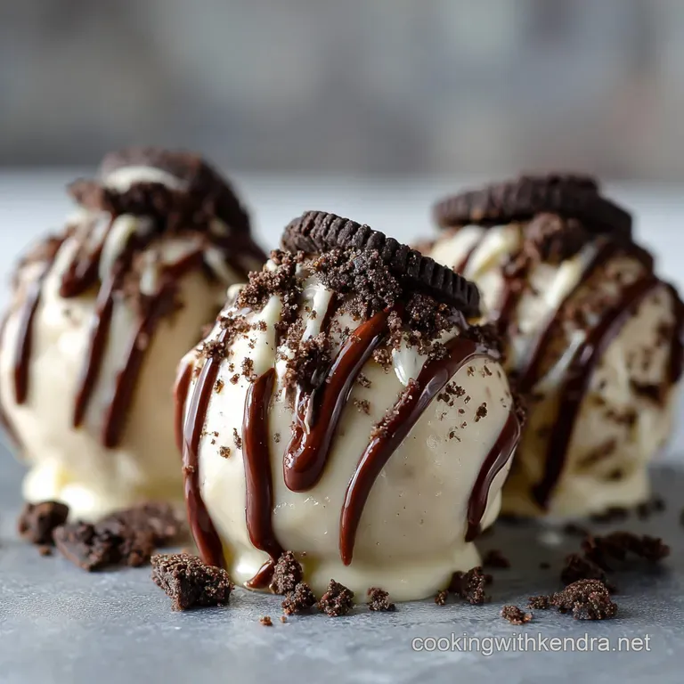The Ultimate 3Ingredient Nobake Oreo Cookie Balls Truffles presentation