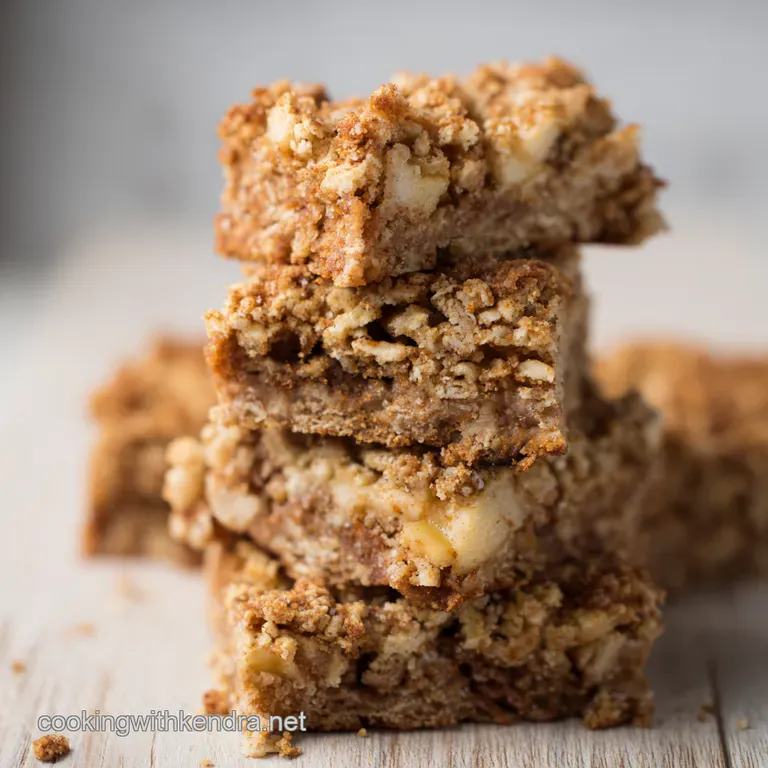 Easy Apple Cinnamon Breakfast Bars Healthy Delicious presentation