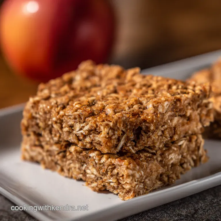 Easy Apple Cinnamon Breakfast Bars Healthy Delicious