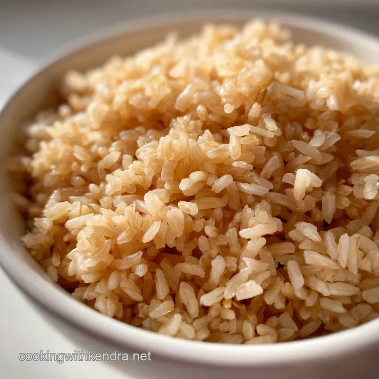 Brown Rice in Rice Cooker