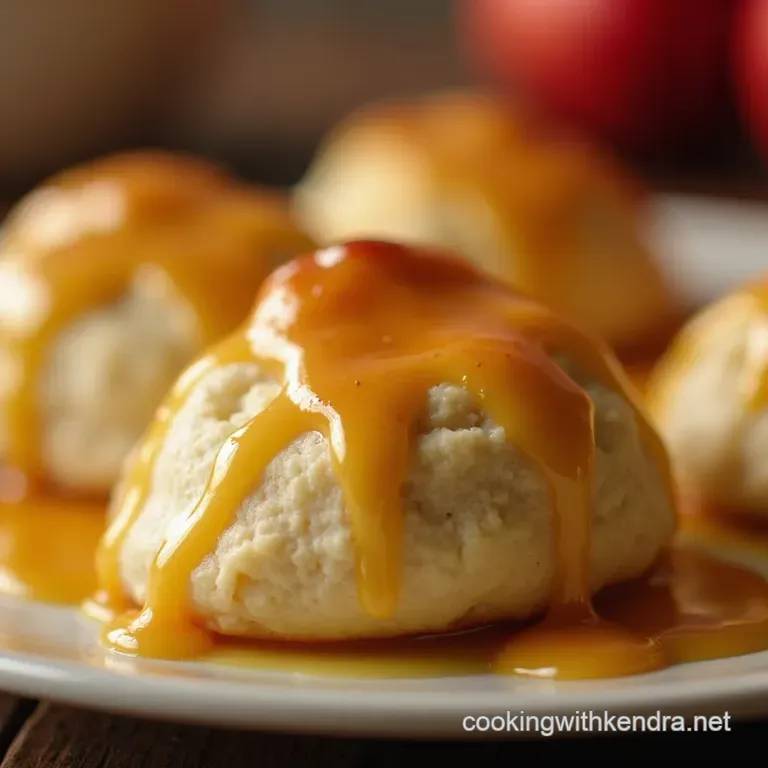 The Comfort Bake Truly Easy Apple Dumplings with a Golden Butter Glaze presentation