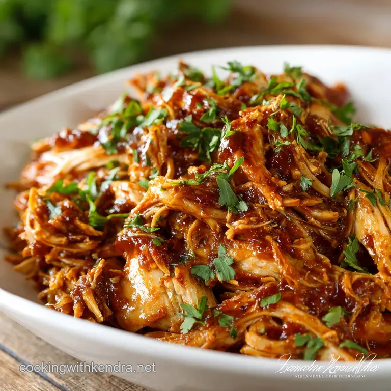 The Easy Peasy Slow Cooker BBQ Pulled Chicken Set It and Forget It