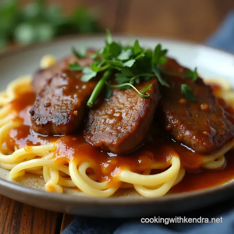 The Easiest Ever Slow Cooker Pepper Steak with Savoury Gravy