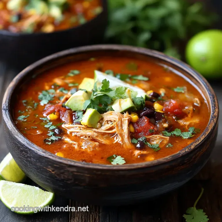 Crockpot Chicken Taco Soup: The Effortless Slow Cooker Fiesta