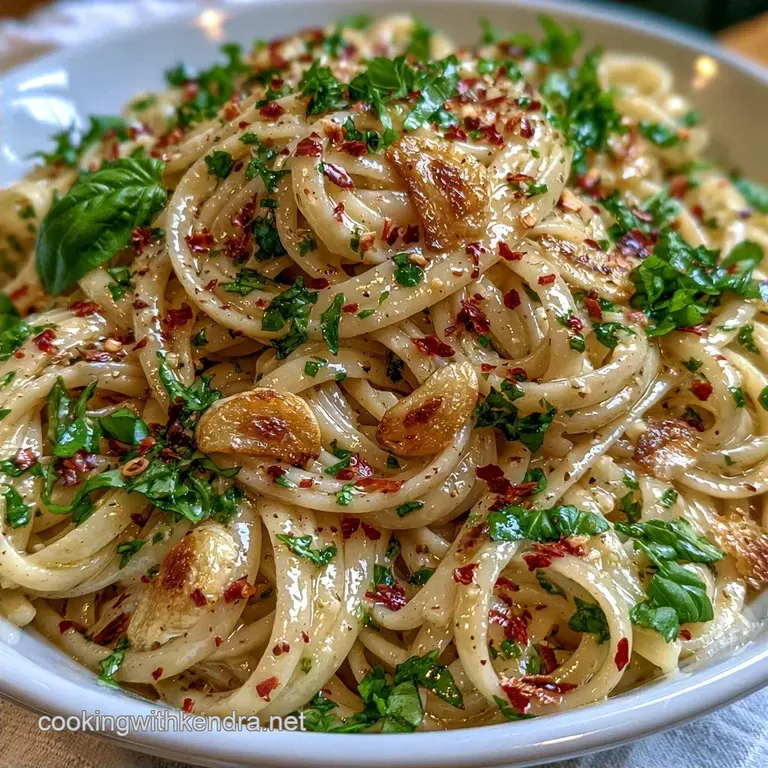 Easy Garlic Basil Pasta in 20 Minutes
