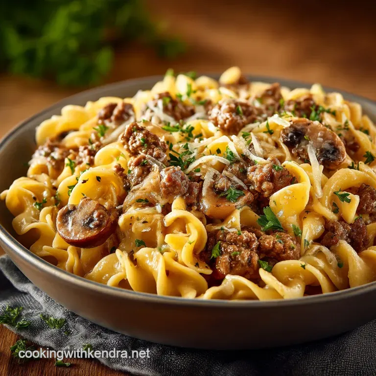 The Speedy Skillet Stroganoff Rich Ground Beef in a Creamy Mushroom Sauce