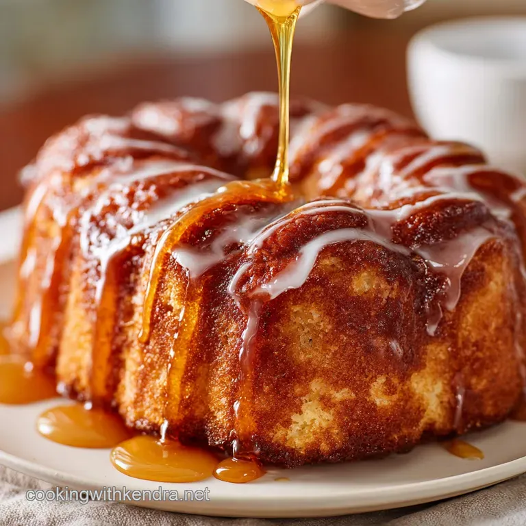 Honey Bun Cake The Ultimate Easy Recipe with Gooey Swirl and Glaze