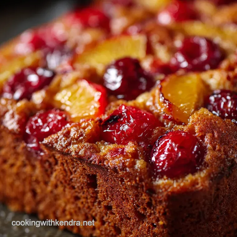 Utterly Moist Fruit Cocktail Traybake the Easy Pantry Cake presentation