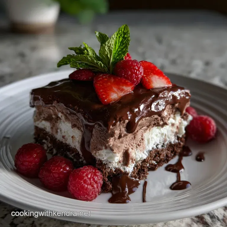Death by Chocolate Icebox Cake Easy: No-Bake Mousse Perfection presentation