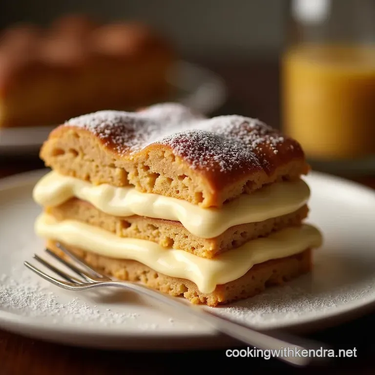 The Too Easy to Be True Nobake Eclair Layer Cake presentation