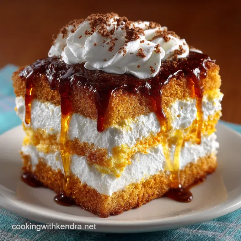 GrownUp Twinkie Cake The NoBake Golden Layer Cake